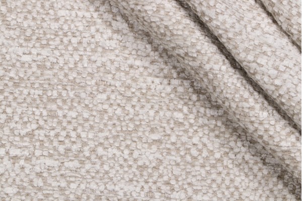 Torres Woven Chenille Upholstery Fabric in Platinum