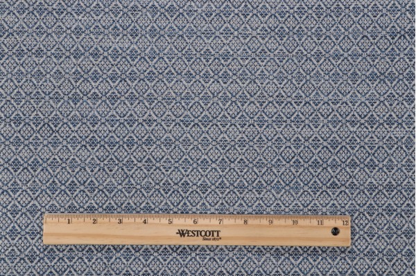 Massey Woven Upholstery Fabric in Marine