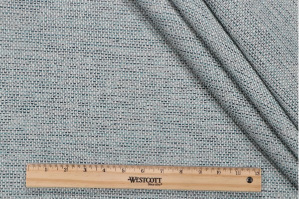 Jaxon Tweed Woven Upholstery Fabric in Pool