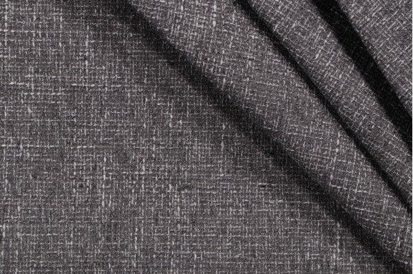 Phoenix Solid Woven Upholstery Fabric in Greystone