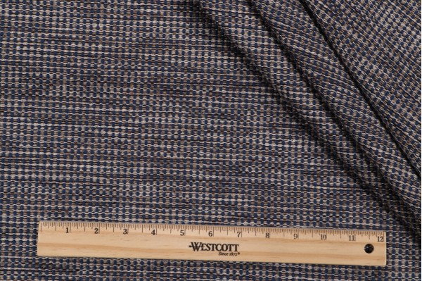 Davenport Woven Upholstery Fabric in Bluestone