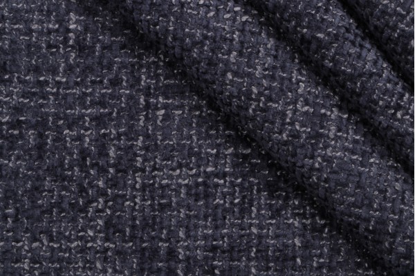 Hathaway Woven Chenille Upholstery Fabric in Ink