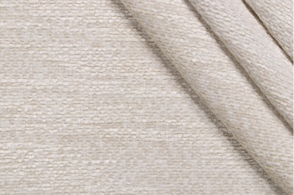 Harmony Woven Chenille Upholstery Fabric in Tusk