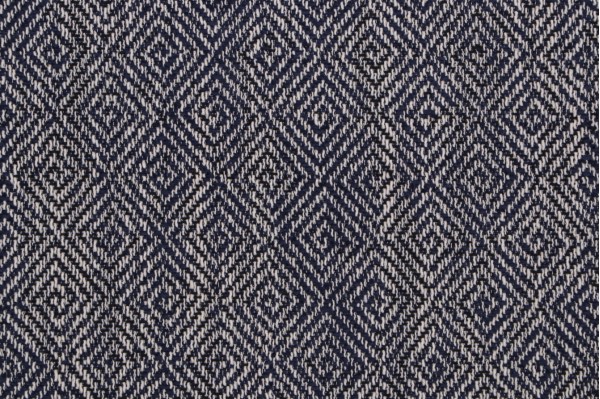 Poole Woven Upholstery Fabric in Indigo