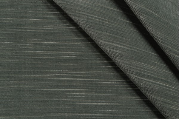 Strie Velvet Upholstery Fabric in Willow