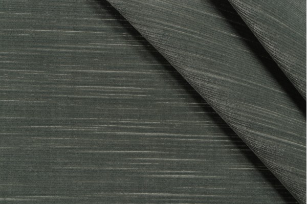 Strie Velvet Upholstery Fabric in Willow