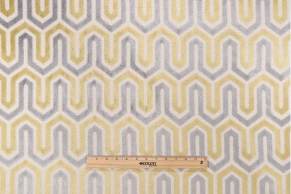 Baxter Velvet Upholstery Fabric in Green Tea