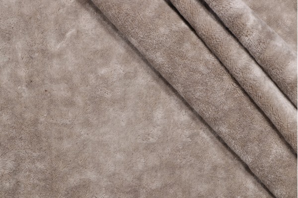 Pollard Velvet Upholstery Fabric in Fog