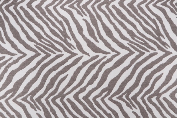 Zebra Woven Solution Dyed Acrylic Outdoor Fabric in Grey