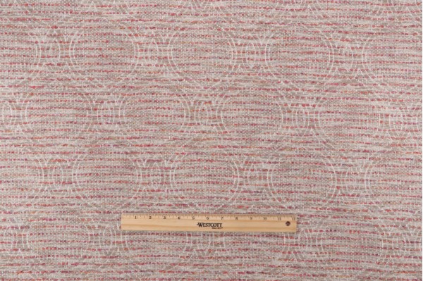 Sample of Golding Gia Woven Upholstery Fabric in Berry 