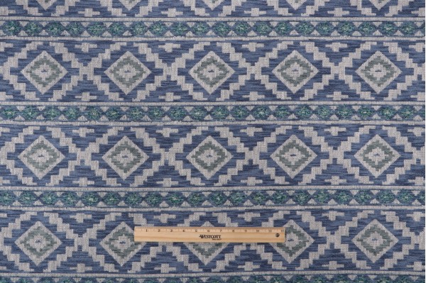Golding Pueblo Woven Upholstery Fabric in Peacock 