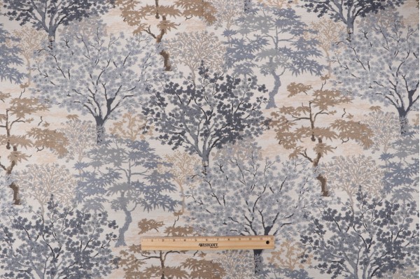 Swavelle/Mill Creek Battersea Park Latex Backed Tapestry Upholstery Fabric in Delft 