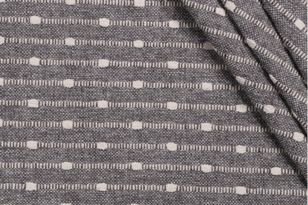 Mill Creek Untuck Latex-Backed Woven Upholstery Fabric in Nickel 