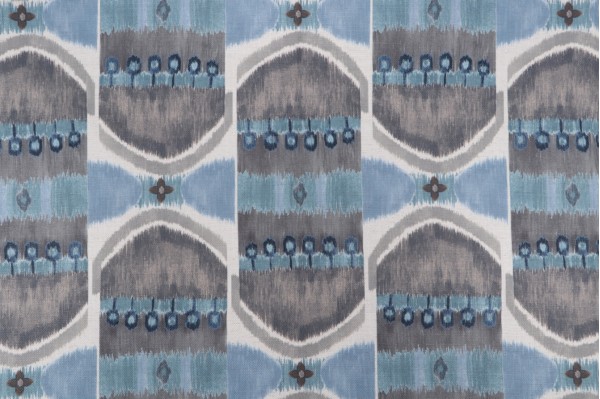 Swavelle/Mill Creek Resurgence-Hathor Printed Drapery Fabric in Harbor 