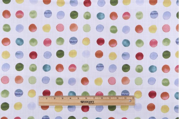 Sample of Swavelle/Mill Creek New Hue-Westview Printed Cotton Drapery Fabric in Carnival 