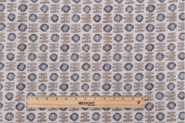 Magnolia Home Pima Printed Cotton Drapery Fabric in Dune 