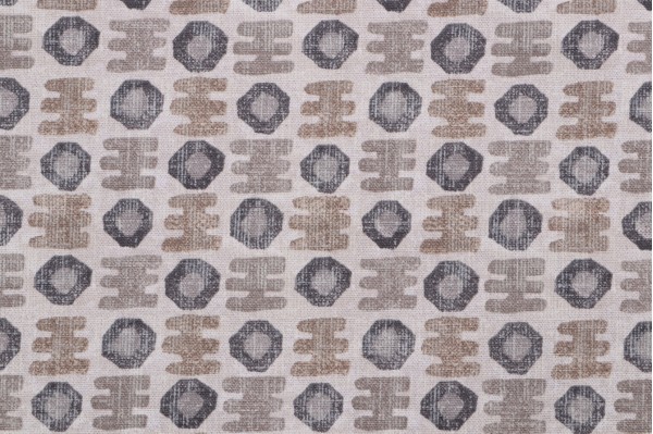 Magnolia Home Pima Printed Cotton Drapery Fabric in Dune 