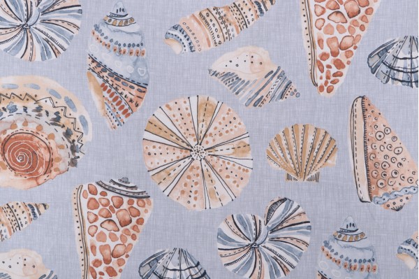 Magnolia Home Longboat Printed Cotton Drapery Fabric in Sunset 