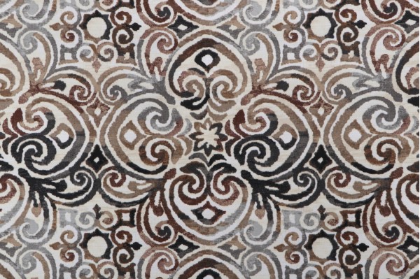 Bryant Fabrics Corinthian Printed Polyester Outdoor Fabric in Driftwood 