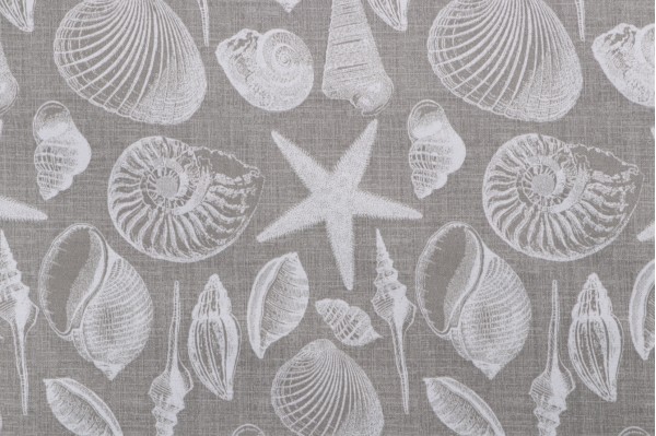 Bryant Fabrics Shoreline Printed Polyester Outdoor Fabric in Nickel 