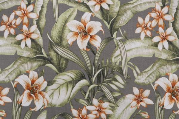 Click for Bryant Fabrics Naya Printed Polyester Outdoor Fabric in Platinum  Bryant Fabrics Naya Printed Polyester Outdoor Fabric in Platinum
