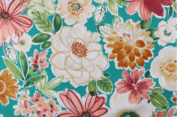 Bryant Fabrics Tamani Printed Polyester Outdoor Fabric in Julep 