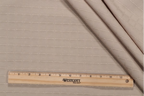Gibson Woven Decorator Fabric in Sand 