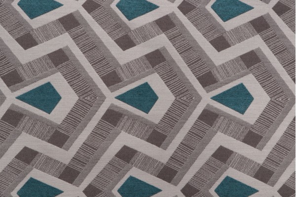 Click for Robbins Tapestry Upholstery Fabric in Teal  Robbins Tapestry Upholstery Fabric in Teal