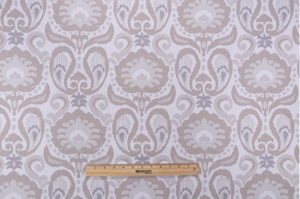 Click for Golding Grand Ikat Printed Cotton Drapery Fabric in Linen  Golding Grand Ikat Printed Cotton Drapery Fabric in Linen