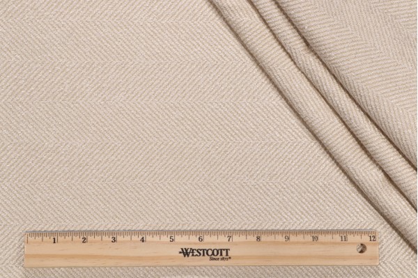 Valdese Weavers Jumper Woven Crypton Home Finish Upholstery Fabric in Tusk