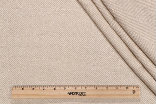 Valdese Weavers Jumper Woven Crypton Home Finish Upholstery Fabric in Tusk