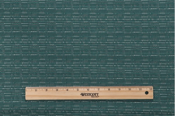 Bauer Stripe Woven Outdoor Fabric in Jade
