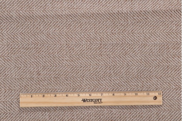 Click for 1 Yard Solartex Herringbone Woven Outdoor Fabric in Stone 1 Yard Solartex Herringbone Woven Outdoor Fabric in Stone