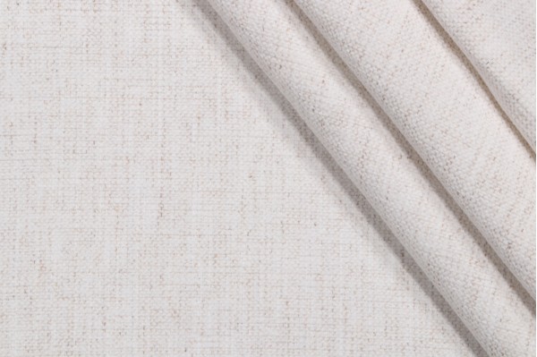 1 Yard Crypton Nomad High Performance Woven Chenille Upholstery Fabric in Snow