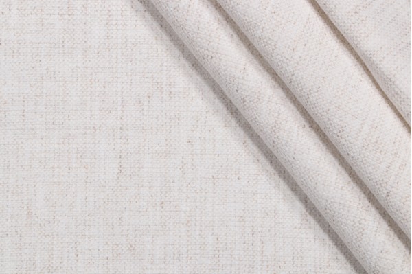 1 Yard Crypton Nomad High Performance Woven Chenille Upholstery Fabric in Snow