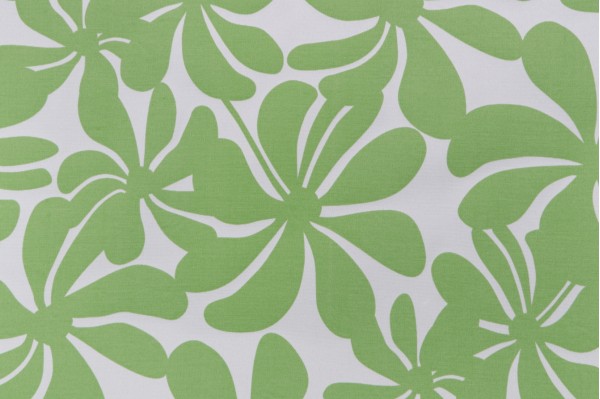 Premier Prints Twirly Printed Polyester Outdoor Fabric in Courtyard Green 