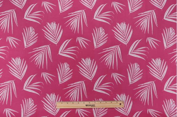 Premier Prints Shade Printed Polyester Outdoor Fabric in Jazz Pink 