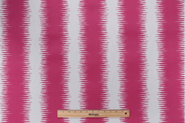 Premier Prints Jiri Printed Polyester Outdoor Fabric in Jazz Pink 