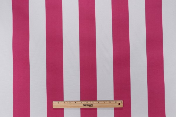 Premier Prints Vertical Printed Polyester Outdoor Fabric in Jazz Pink 