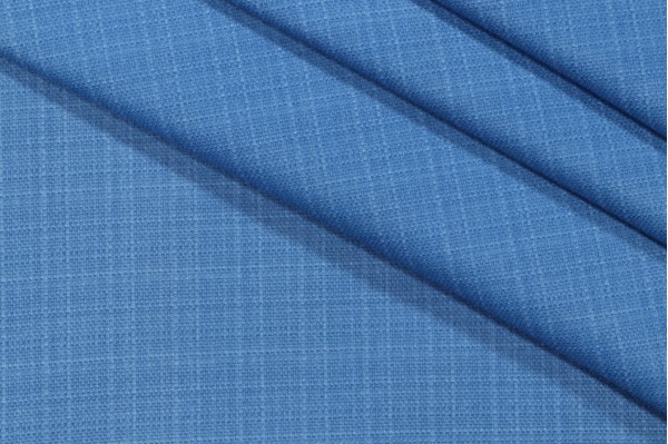 Premier Prints Faulkner-Luxe Printed Polyester Outdoor Fabric in Courtyard Blue 