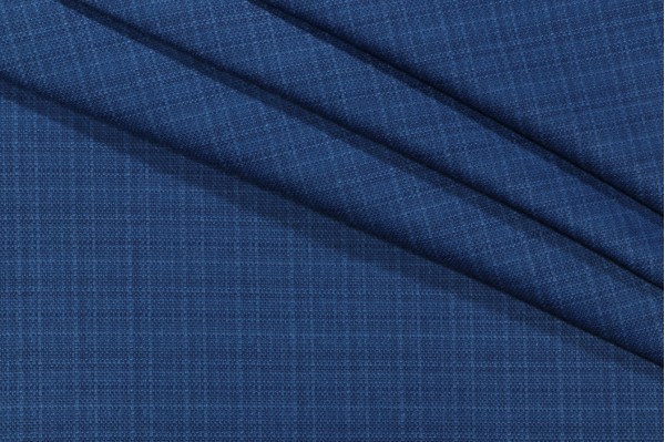 Premier Prints Faulkner-Luxe Printed Polyester Outdoor Fabric in Courtyard Navy 