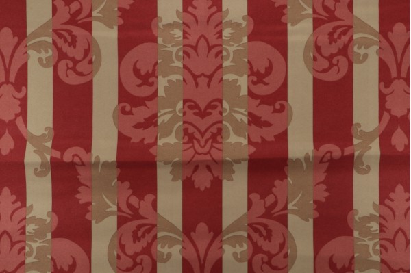 Robert Allen Cellini Printed Polyester Drapery Fabric in 709-Crimson