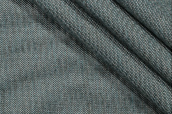 Solid Woven Outdoor Fabric in Teal