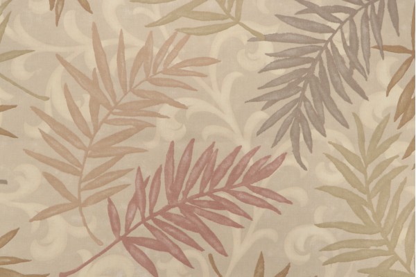 Robert Allen Pacific Night Printed Polyester Outdoor Fabric in Natural