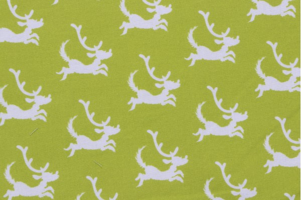 Robert Kaufman How The Grinch Stole Christmas Collection ADE-20281-50 Printed Cotton Craft Fabric in Lime 