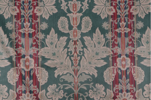Click for 4.25 Yards Robert Allen Veraldi Printed Polyester Drapery Fabric in Emerald Robert Allen Veraldi Printed Polyester Drapery Fabric in Emerald