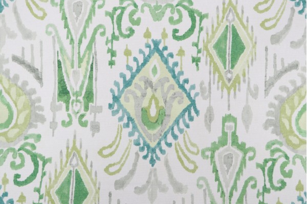 P Kaufmann Dario Printed Cotton Decorator Fabric in Green Parrot