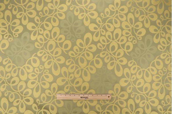 Robert Allen Zarro Damask Upholstery Fabric in Parrot