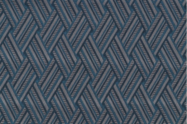 Scalamandre Crosshatch Woven Upholstery Fabric in Ocean