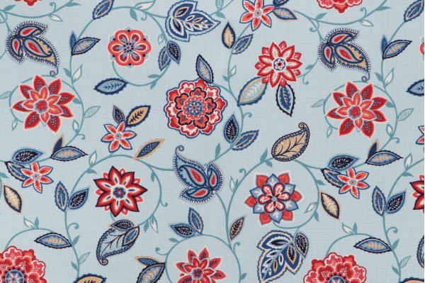 Click for Waverly Lively Trail Printed Cotton Drapery Fabric in Heritage  Waverly Lively Trail Printed Cotton Drapery Fabric in Heritage
